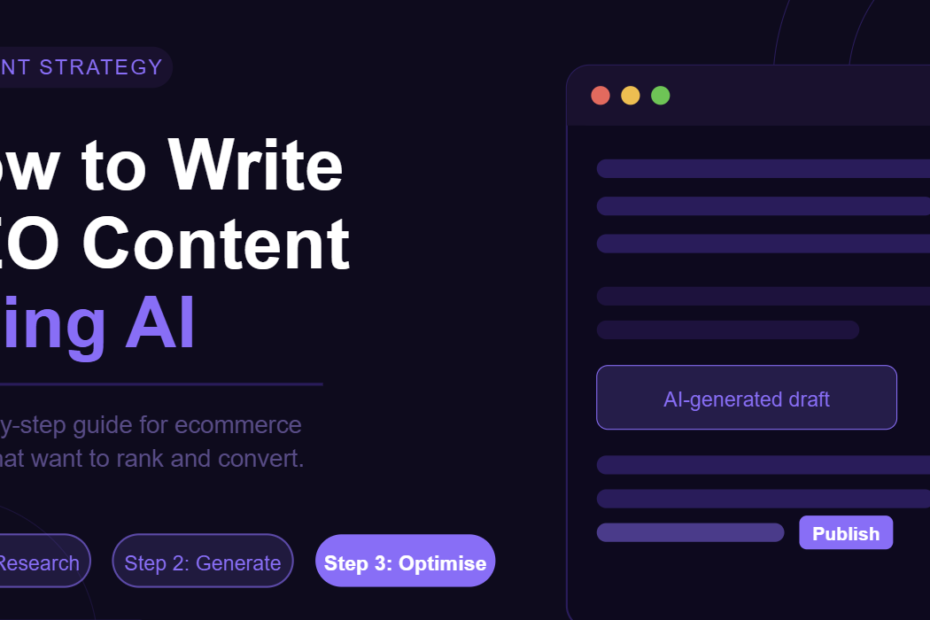 How to Write SEO-Optimized Content Using AI
